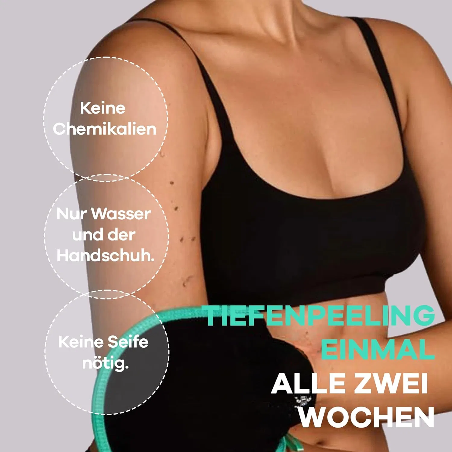 Отшелушивающая рукавица Dermasuri Deep Exfoliating Mitt Dermasuri — фото 3