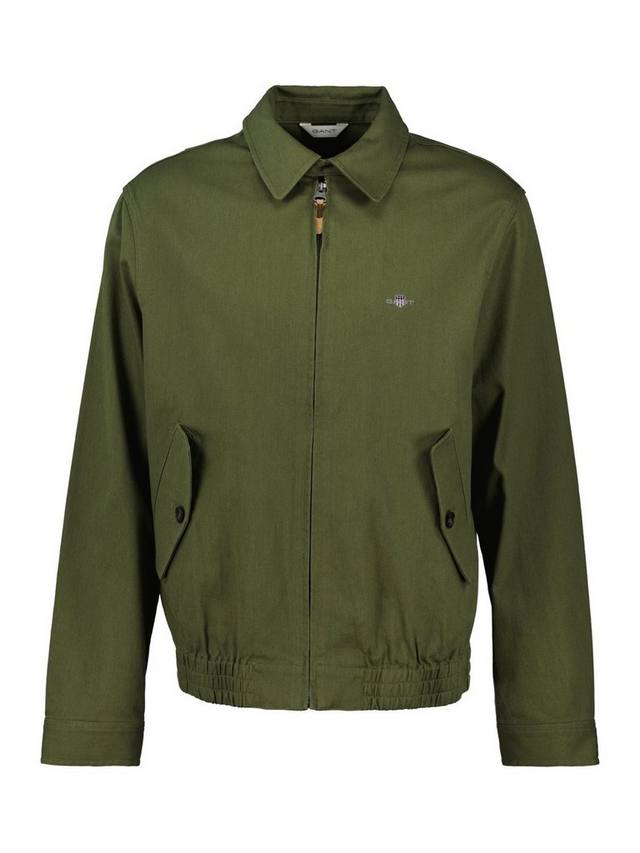 

Хлопковая куртка из твила GANT, Moss Green