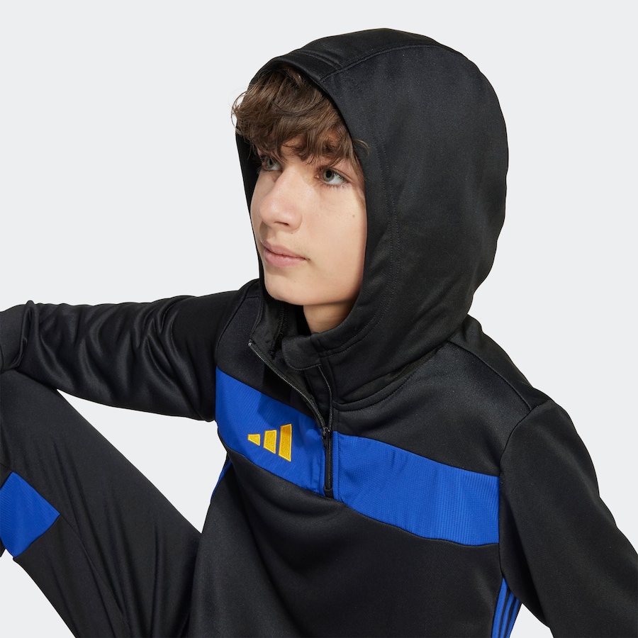 Спортивная толстовка ADIDAS PERFORMANCE Tiro 25 Essentials, Mottled Black — фото 4
