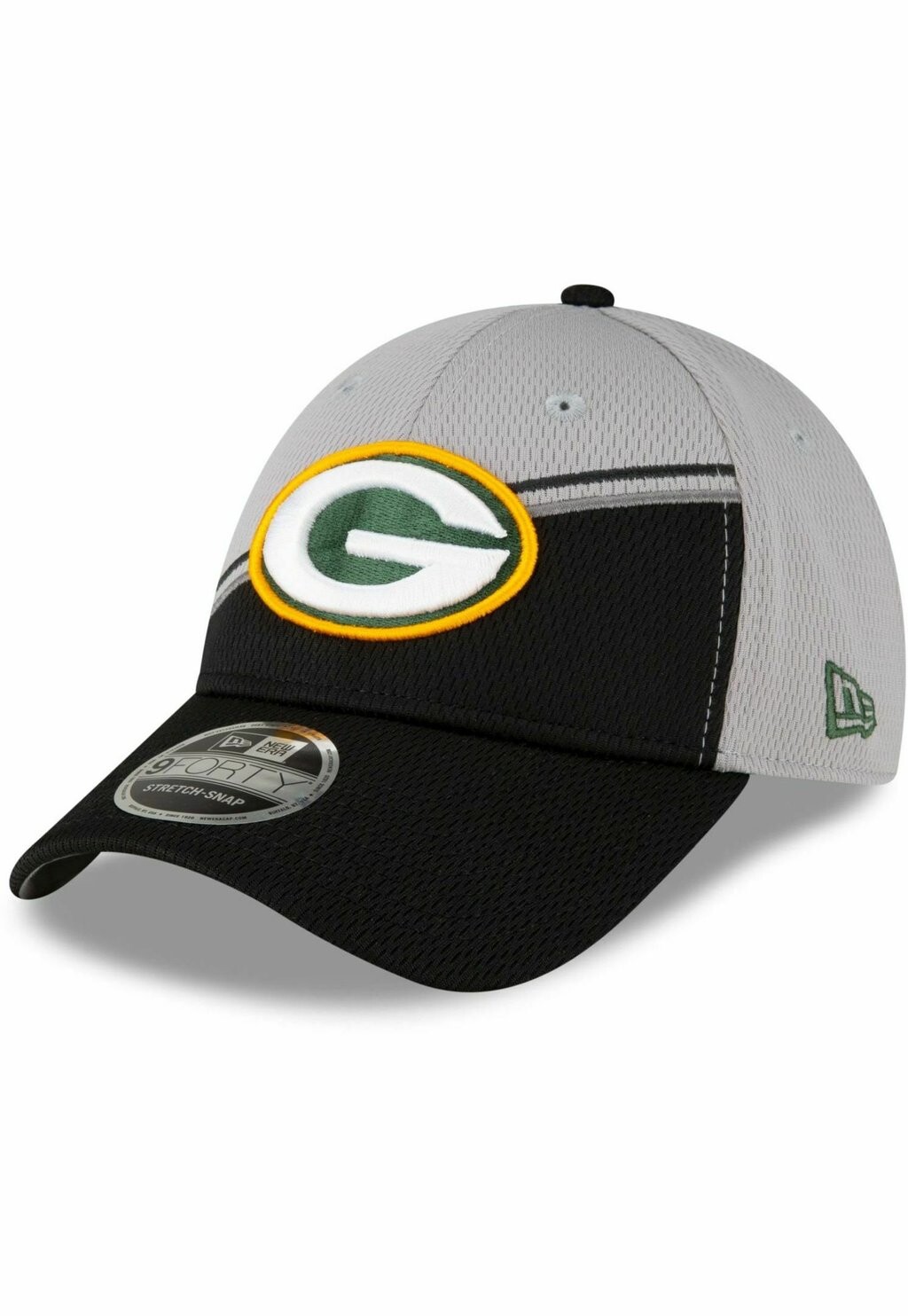 

Бейсболка 9FORTY STRETCH SIDELINE 2023 BAY PACKERS New Era, цвет grey