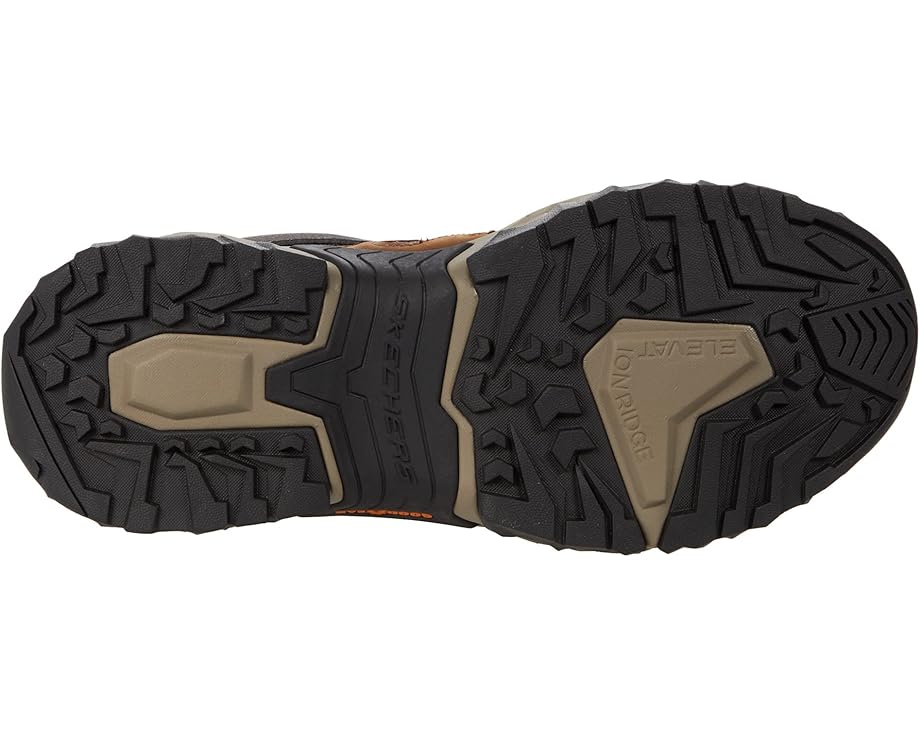Мужские кроссовки для хайкинга SKECHERS Relaxed Fit Terraform - Selvin, Dark Brown — фото 3