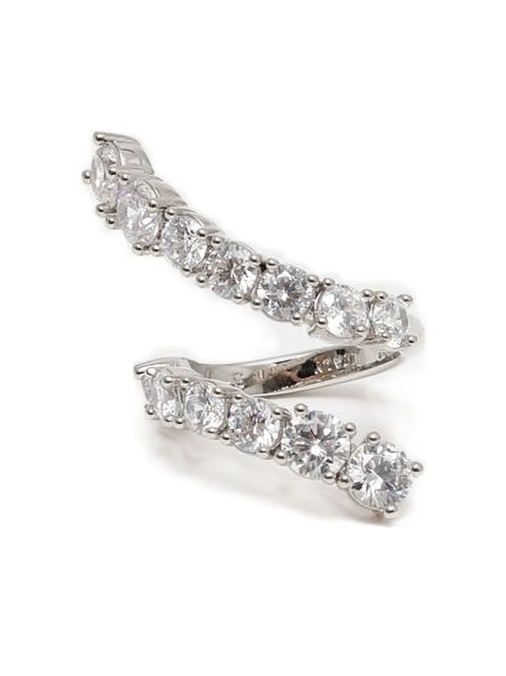 

Двойное кольцо с декором Panconesi, серебряный