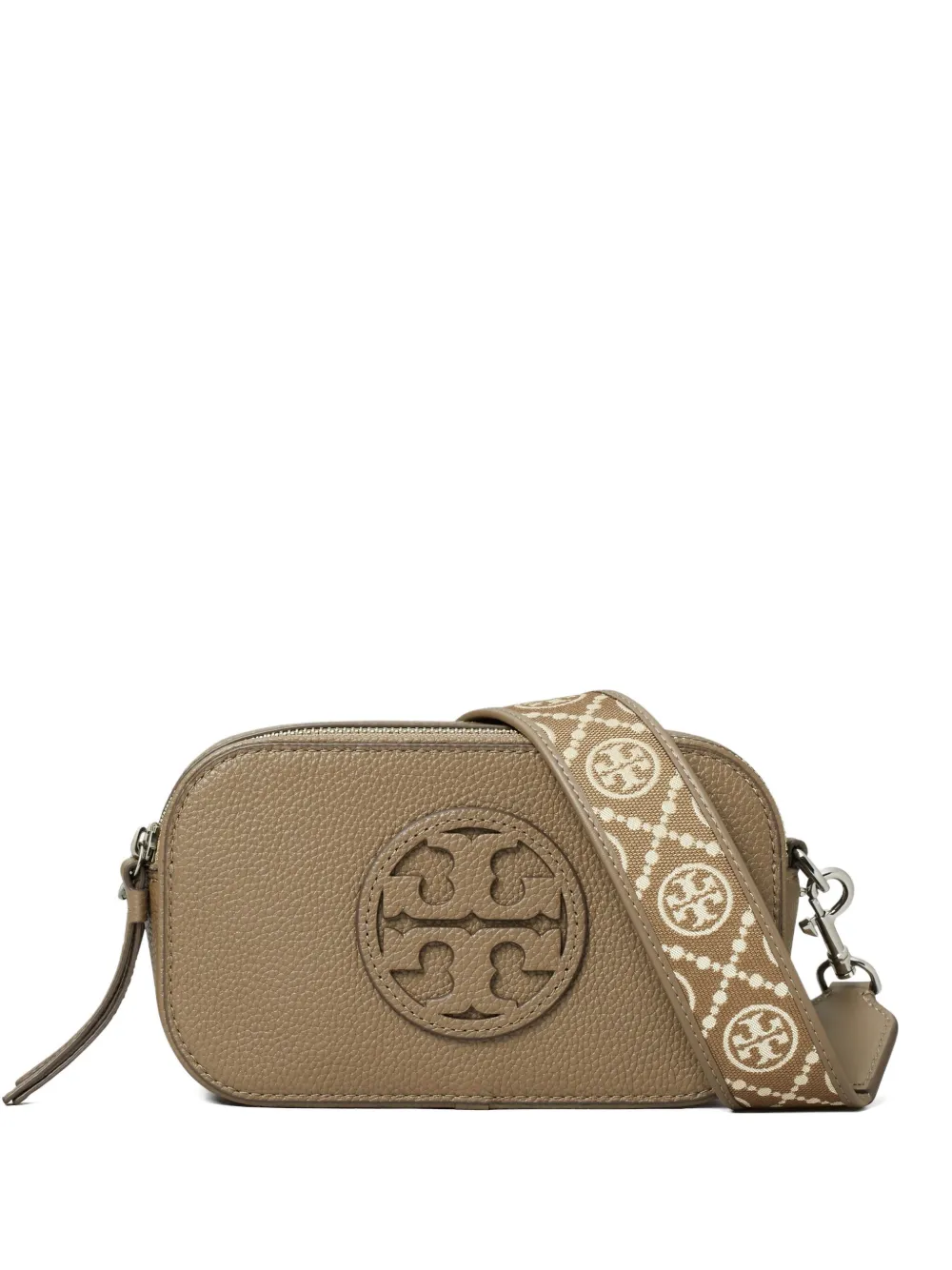 

Сумка через плечо Miller с тисненым логотипом Tory Burch, коричневый