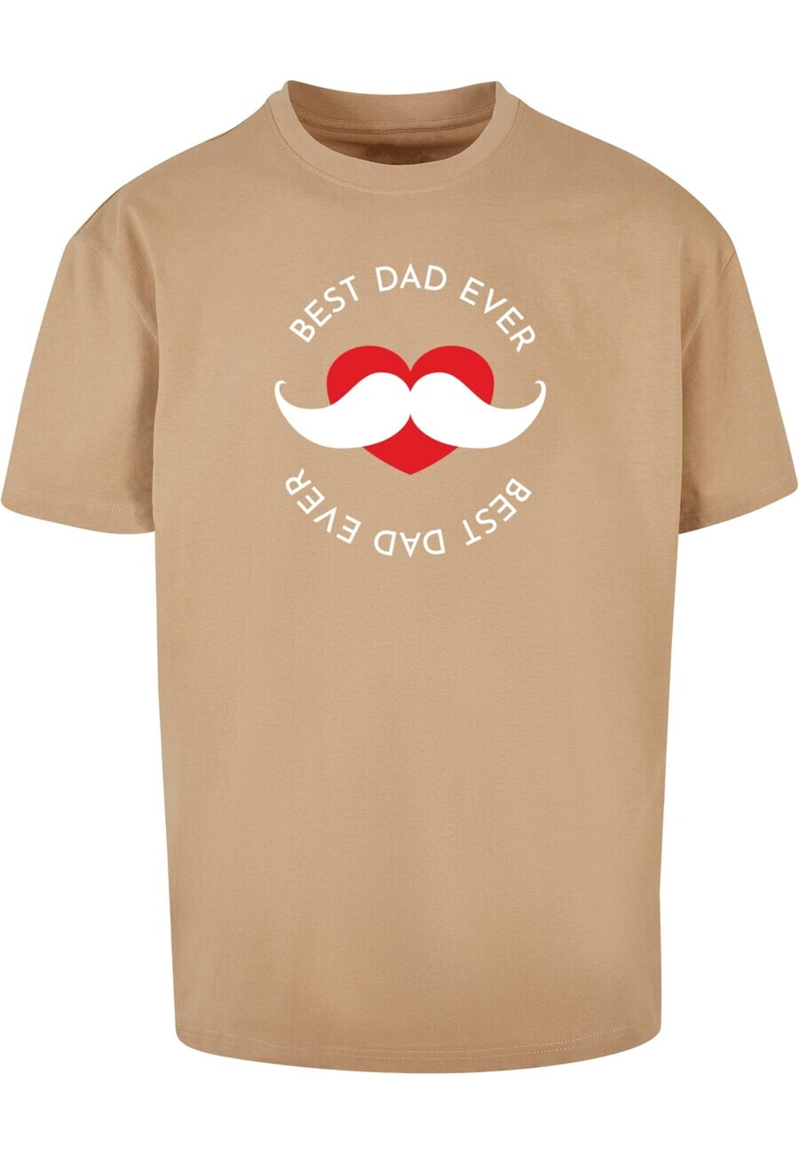 

Классическая футболка Merchcode Shirt Fathers Day - Best Dad, бежевый