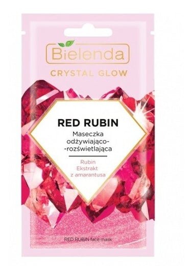 

Маска питательная и осветляющая 8г Bielenda Crystal Glow Red Rubin