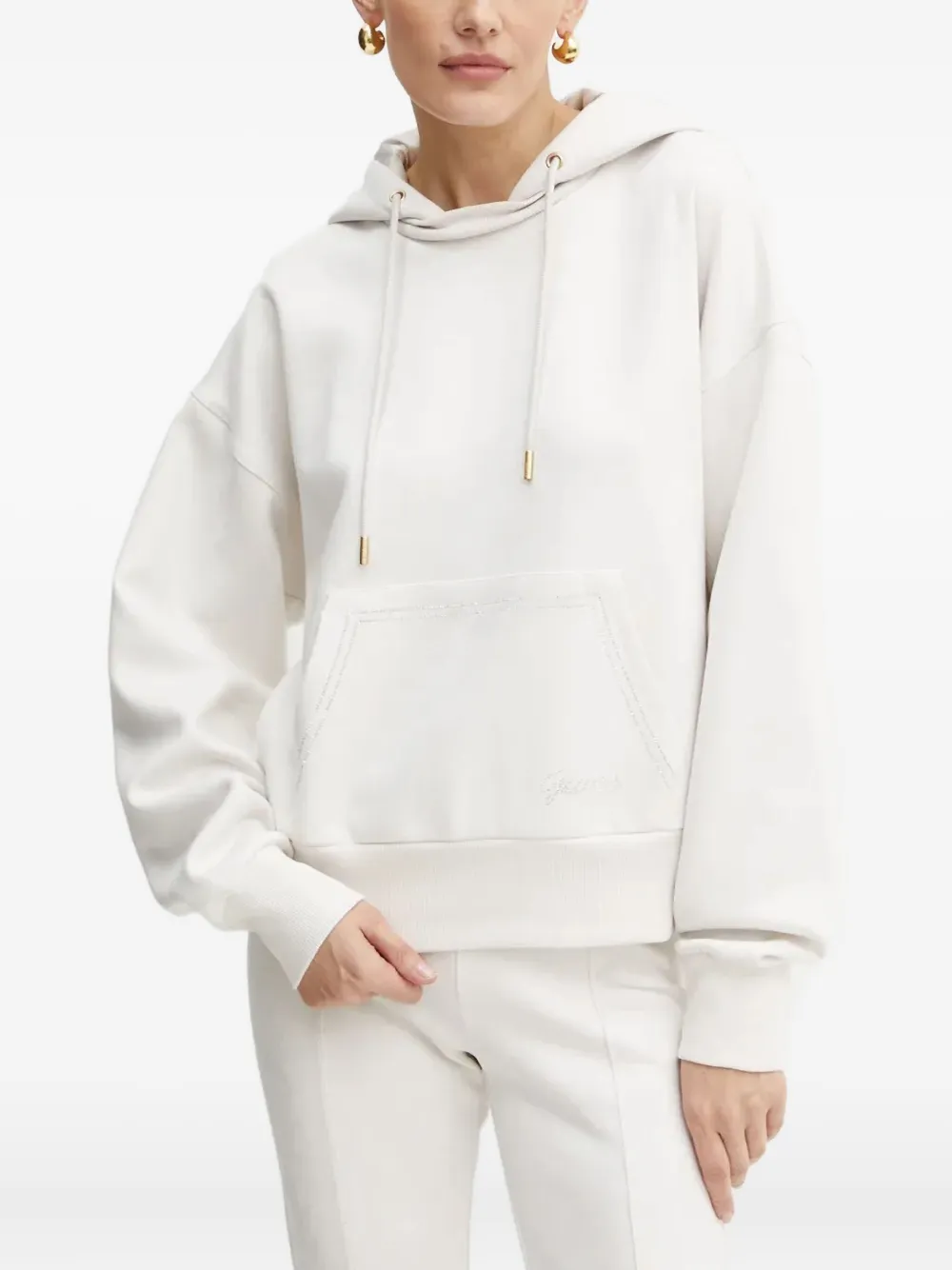 

Худи с карманом Guess Usa, белый