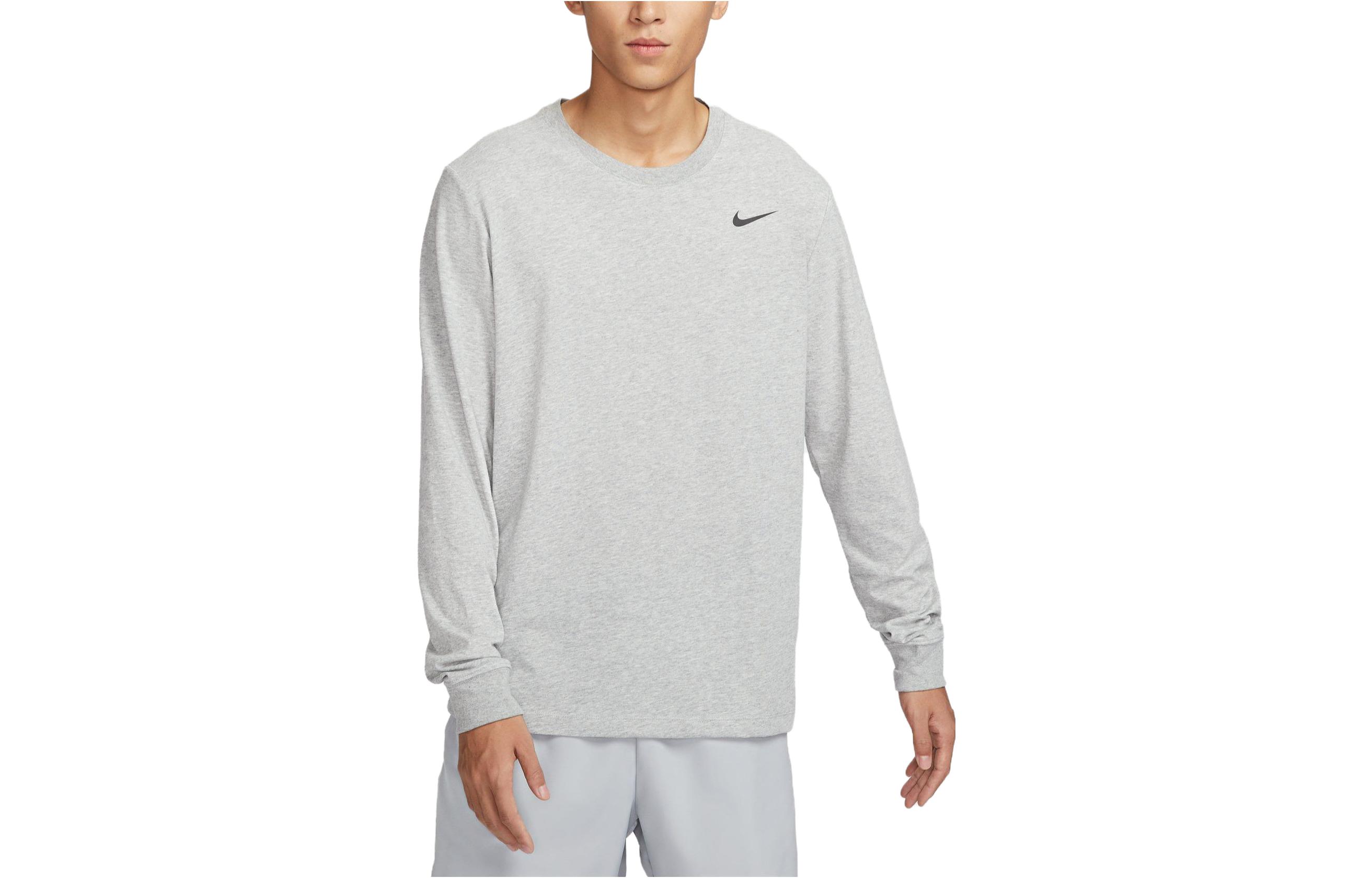 Футболка мужская Nike темно-серая тонированная — фото 2