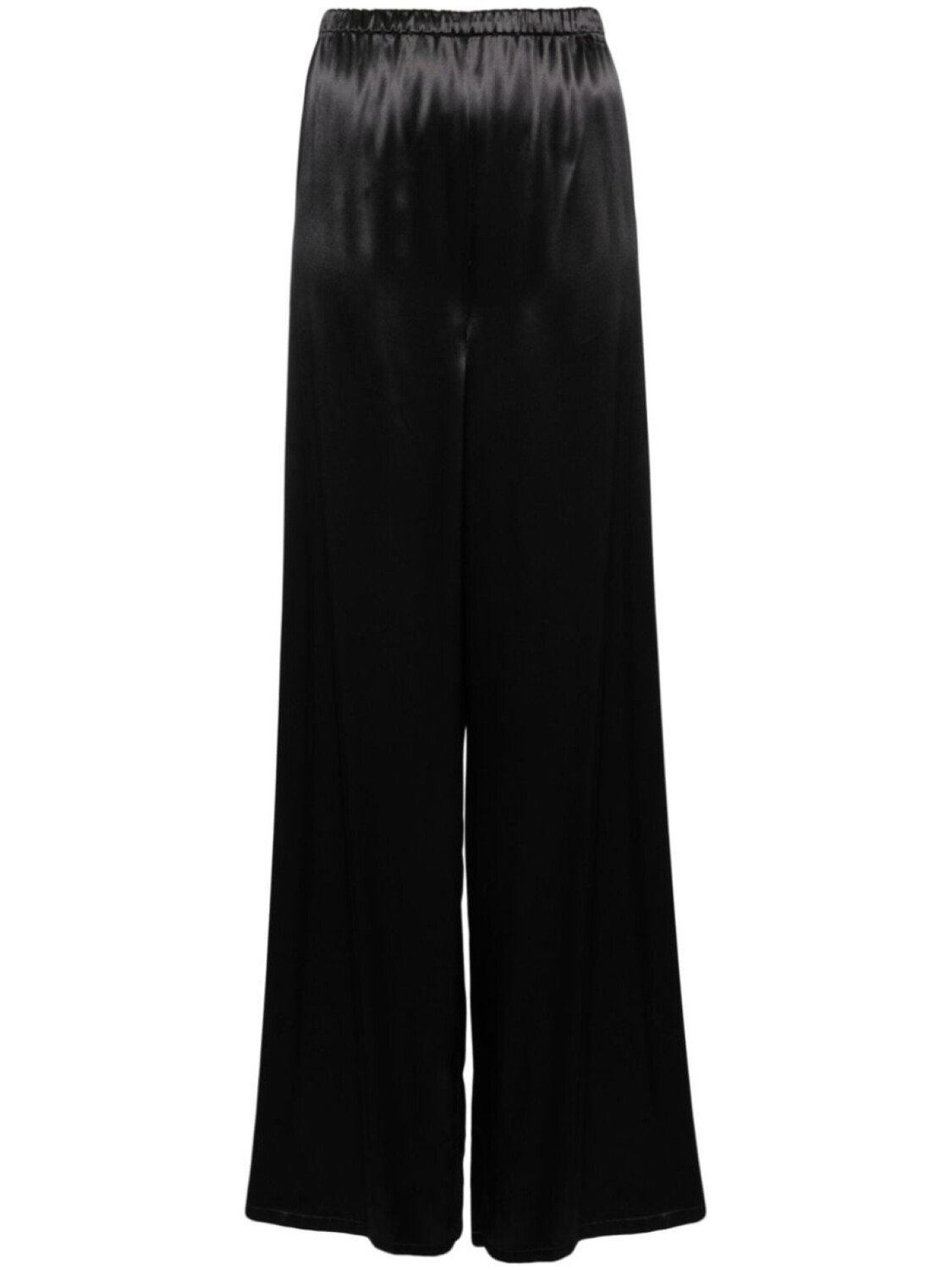 

Ferragamo атласные брюки широкого кроя, черный