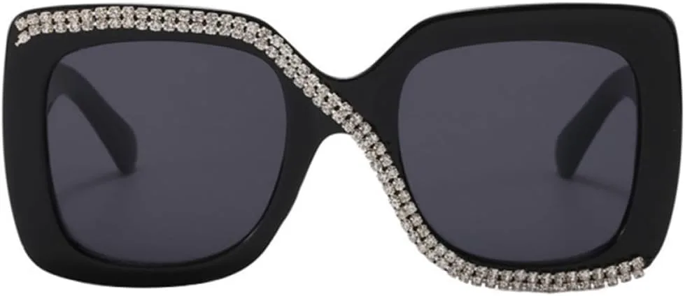 

Солнцезащитные очки HOMSFOU, квадратные, ретро-винтаж, для круглого лица, черная оправа, UV400, для женщин и подростков, материал: Resin, для путешествий