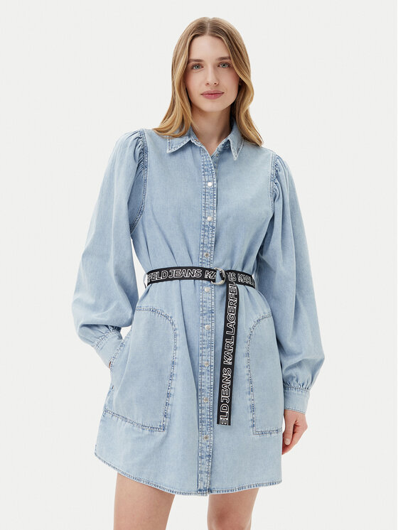

Джинсовое платье стандартный крой A2W13022 Karl Lagerfeld Jeans, синий