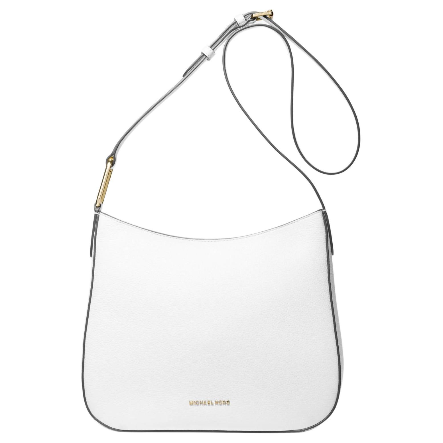 

Сумка через плечо из коровьей кожи большая женская белая MICHAEL KORS