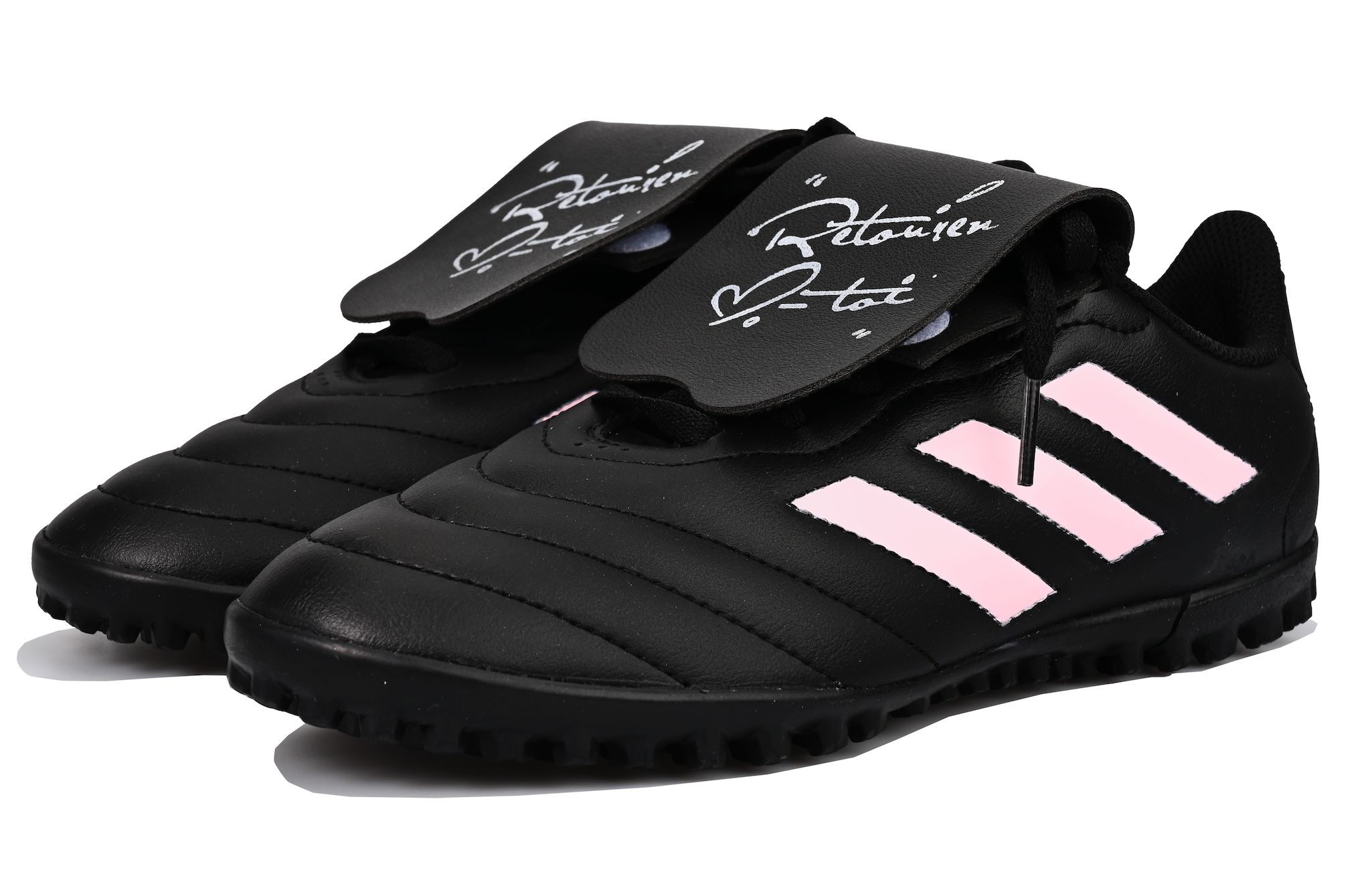 GOLETTO VII Износостойкие футбольные бутсы Unisex Черный Розовый Adidas — фото 3