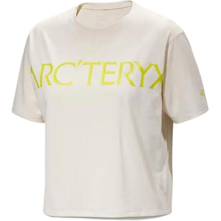 

Женская футболка TAEMA Regular Arcteryx, polar белый серый/arctic silk heather