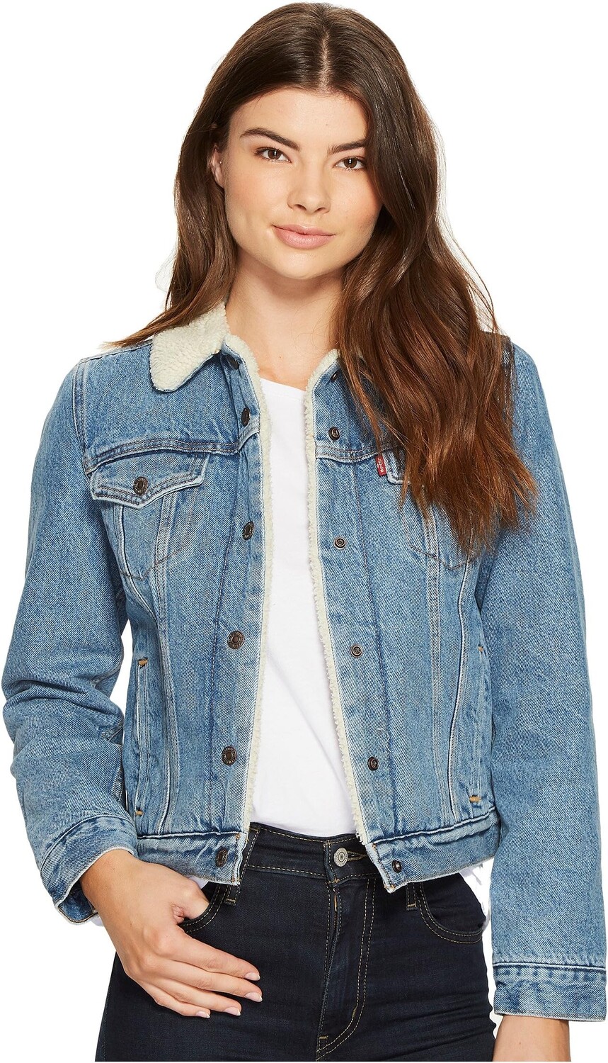 

Куртка Original Sherpa Trucker Jacket Levi's, цвет Divided Blue
