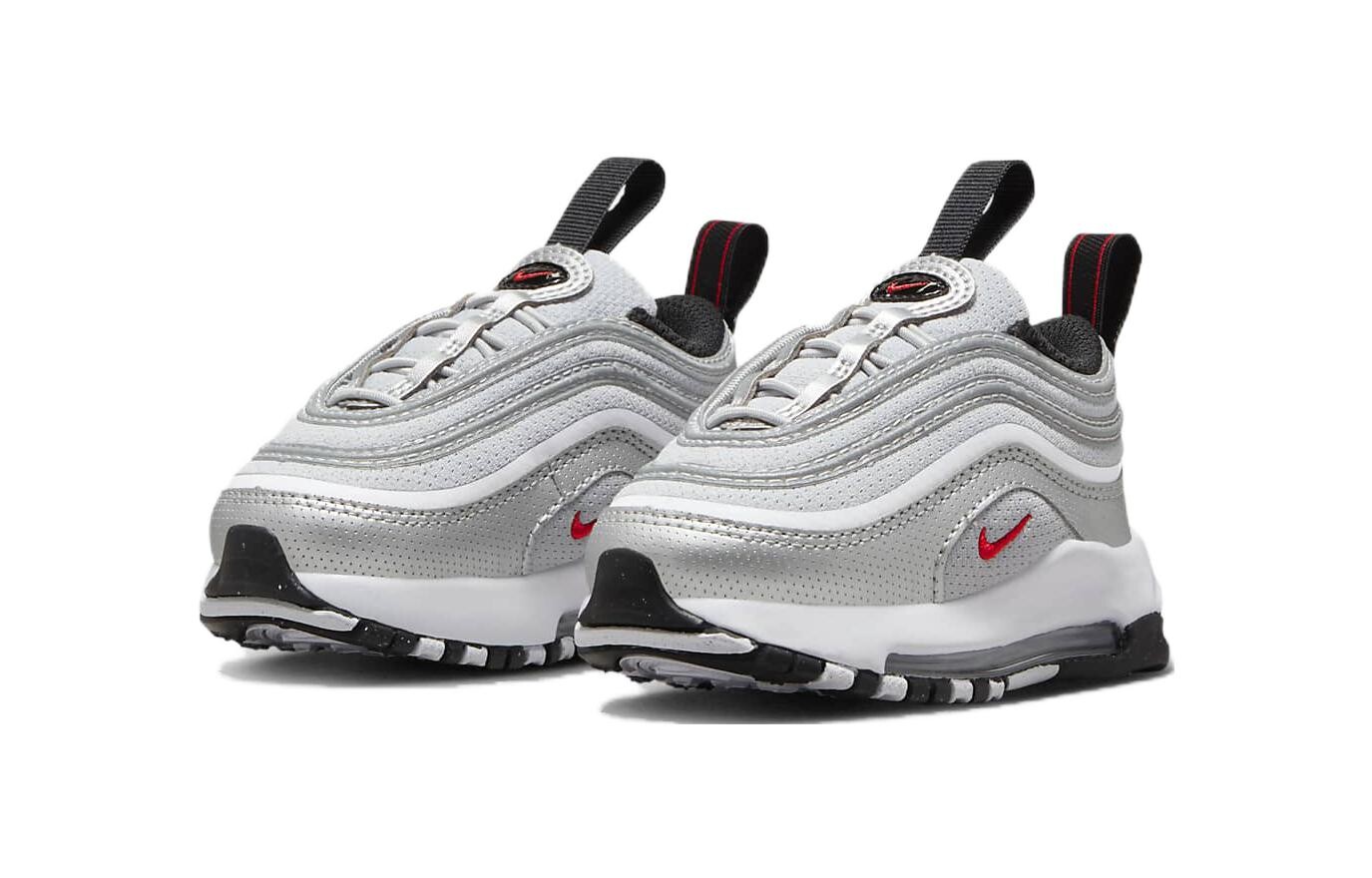 Air Max 97 QS серебряный пуля 2023 TD, кроссовки Nike, цвет Gray White — фото 2