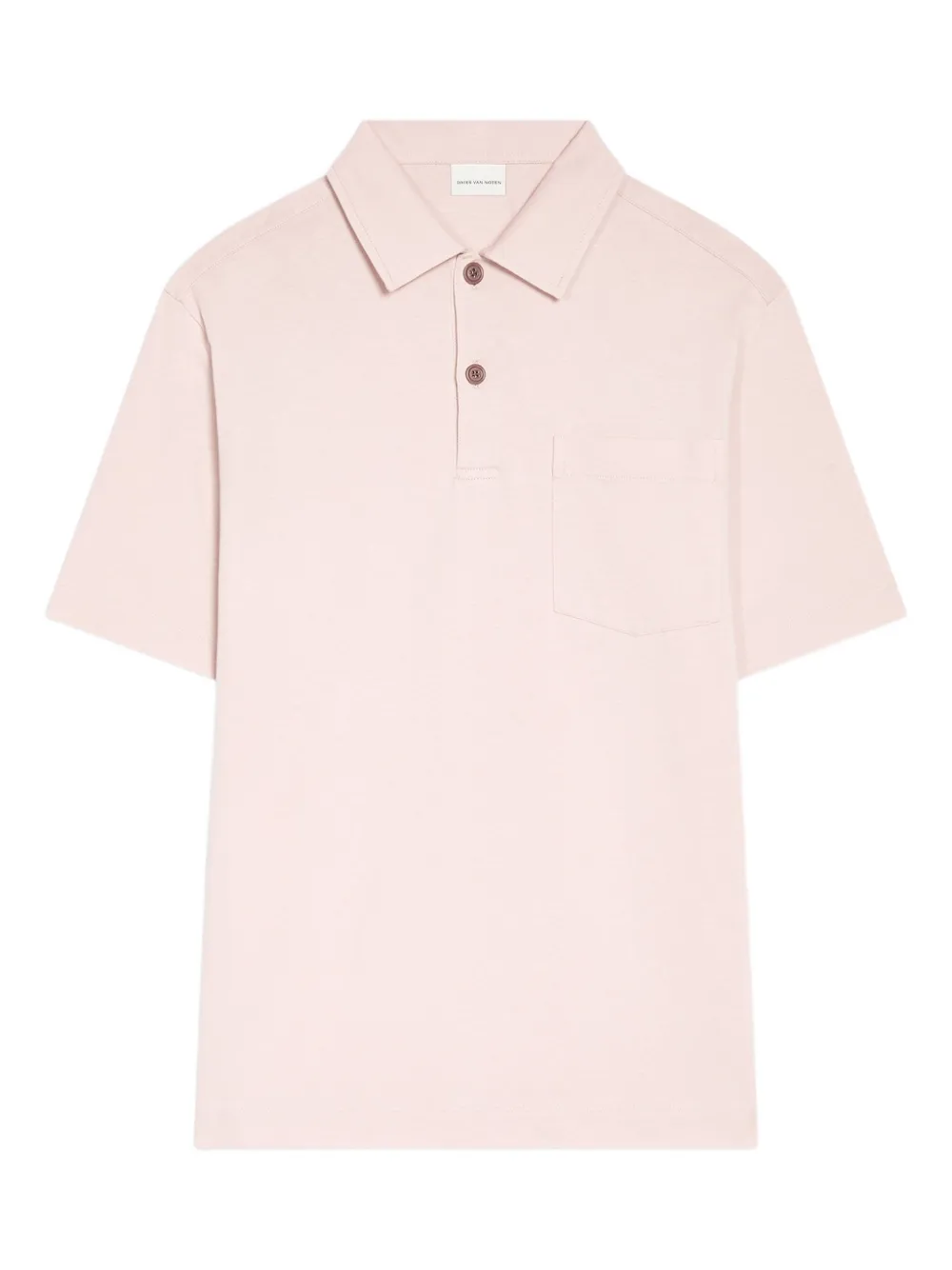 

Рубашка поло DRIES VAN NOTEN, розовый