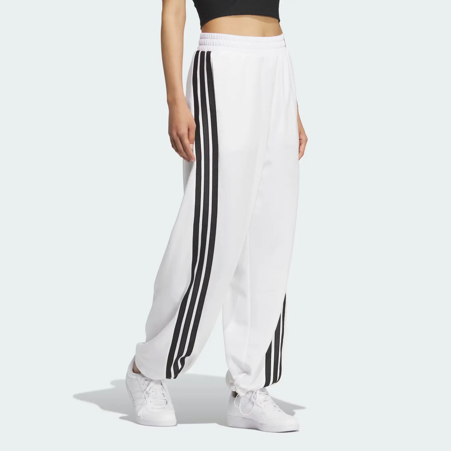 Брюки Casual Dance SS25 STORY INTERLOCK BANANA женские Adidas, белый — фото 4