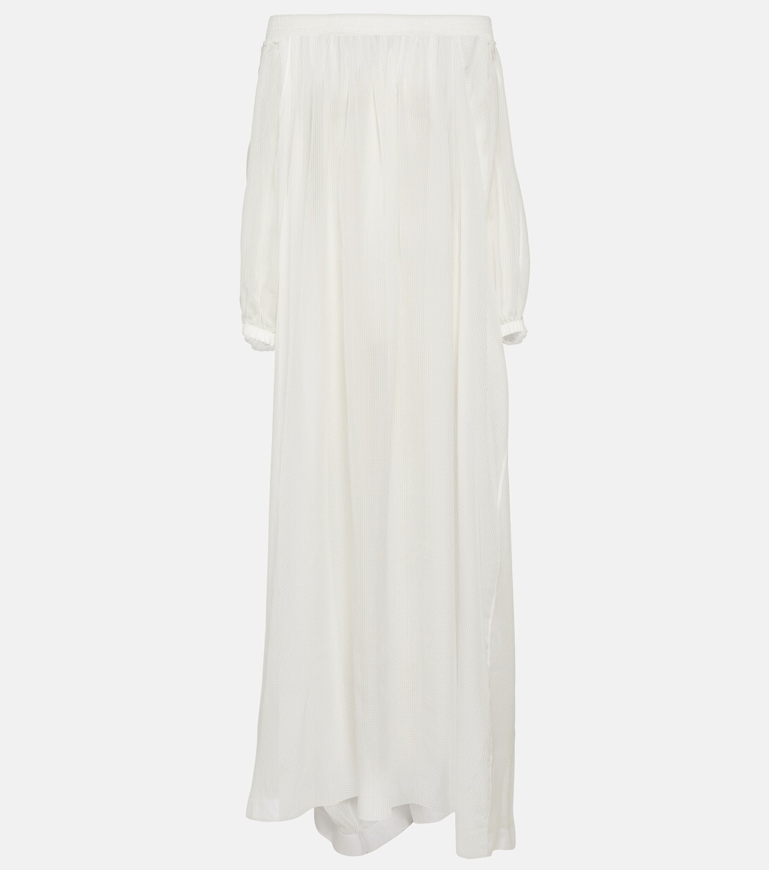 

Платье макси с открытыми плечами ALAÏA, белый