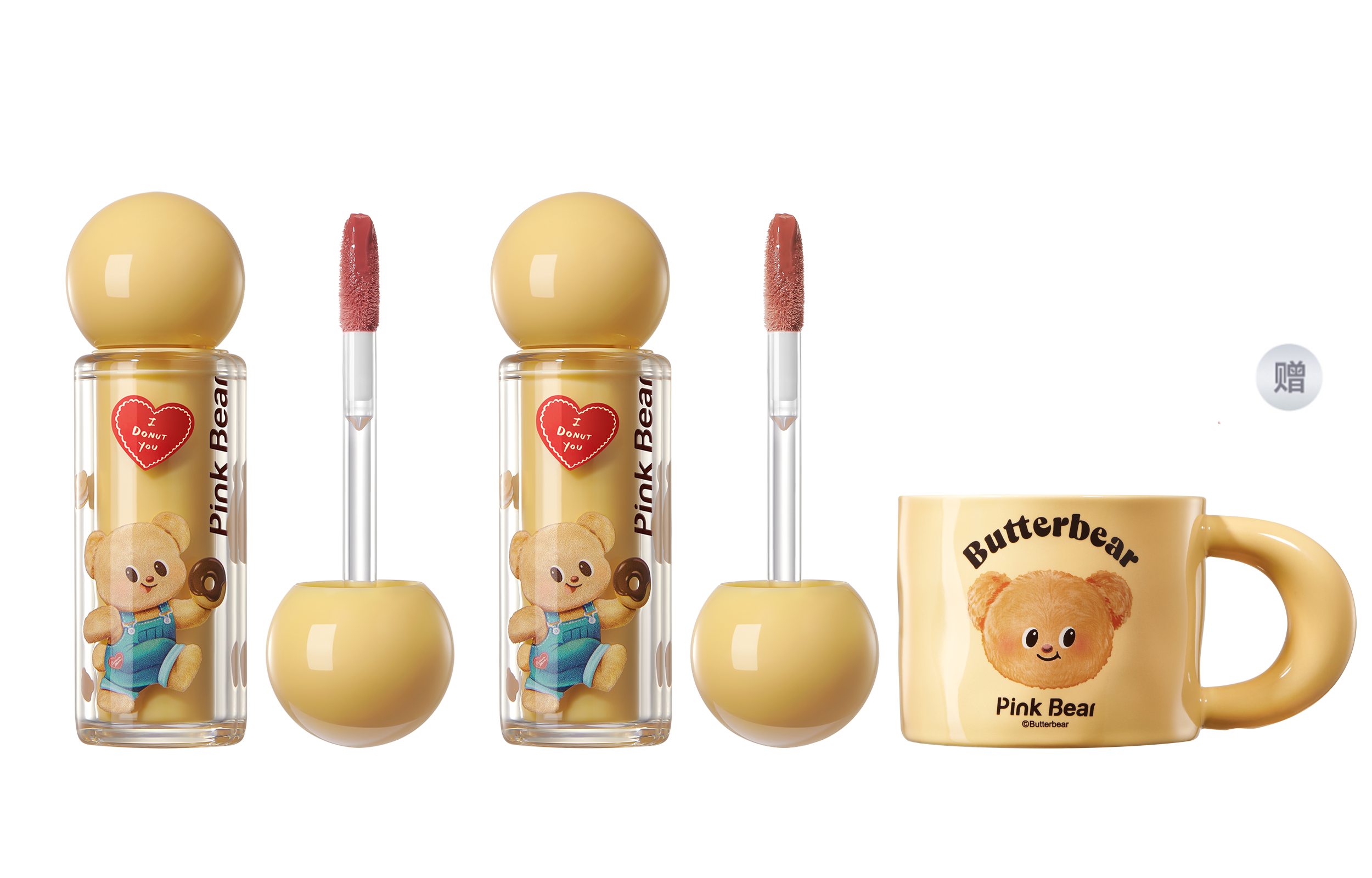 

Помада-тинтирующее средство / Блеск для губ / Жидкая помада Women's Pink Bear