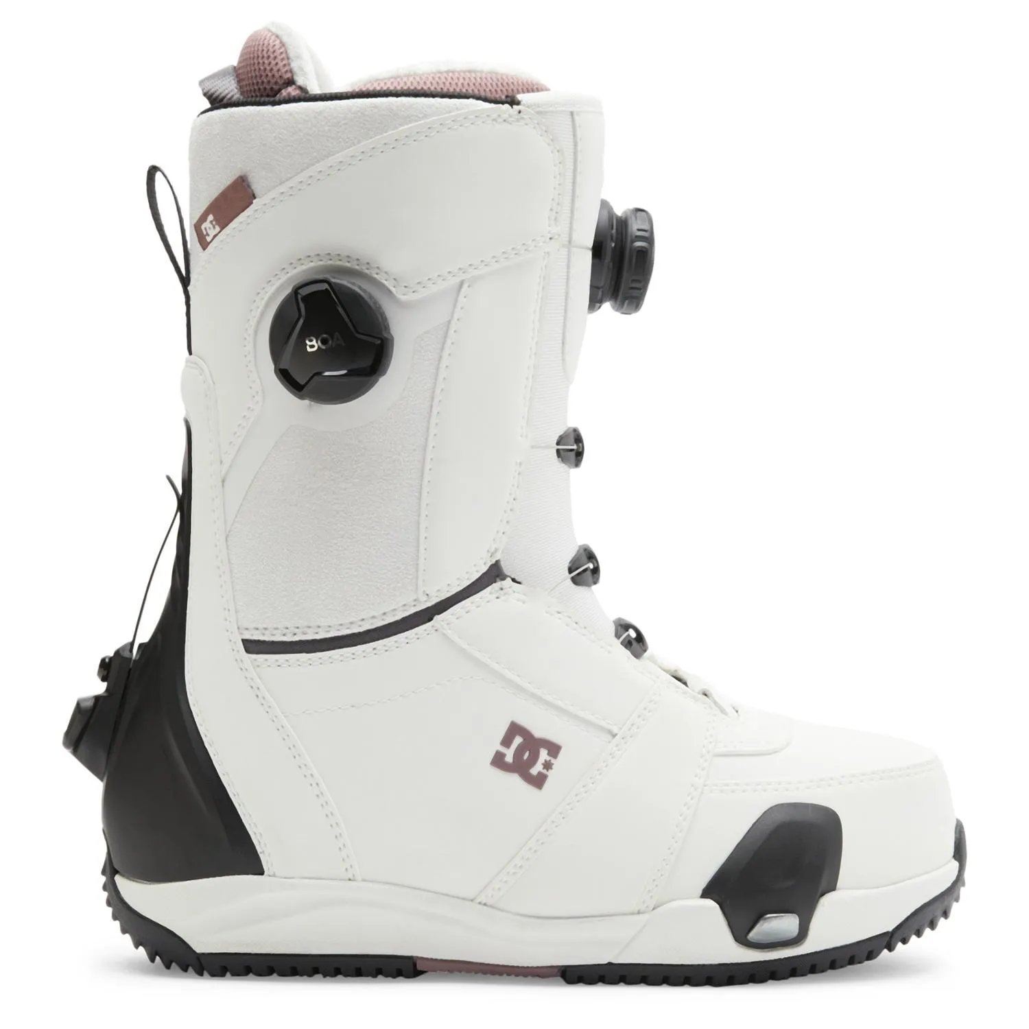 Женские сноубордические ботинки Lotus Step On DC, Off White/Purple Wine