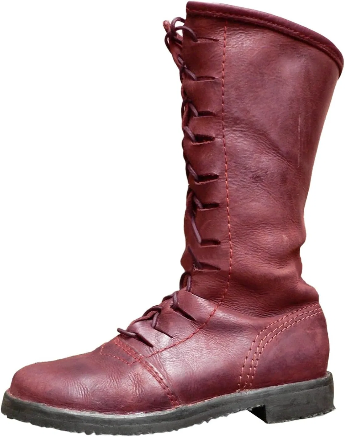 Сапоги ковбойские классические нескользящие Bastwahl, красные