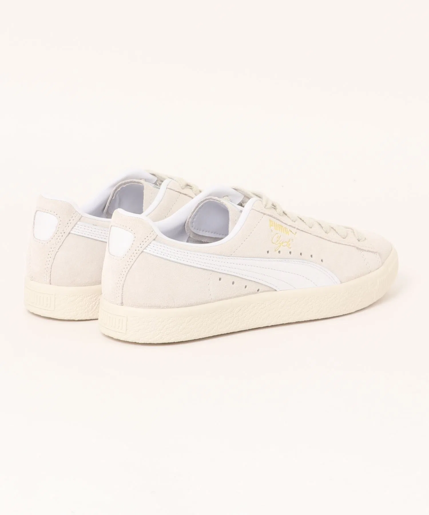 Мужские кроссовки PUMA Clyde PRM белые — фото 2