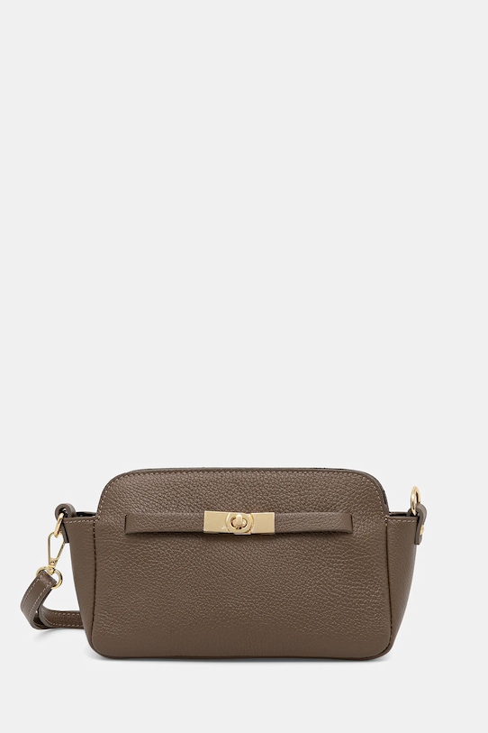 

Кожаная сумка Answear.Lab, бежевый