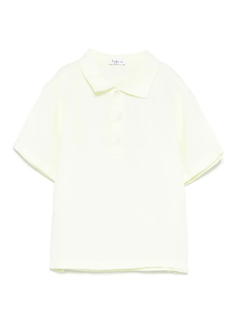 

Льняная рубашка поло Il Gufo, желтый