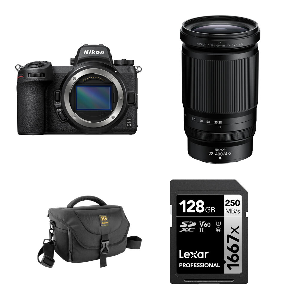 

Беззеркальная камера Nikon Z6 II Mirrorless Camera with 28-400mm f/4-8 Lens and Basic