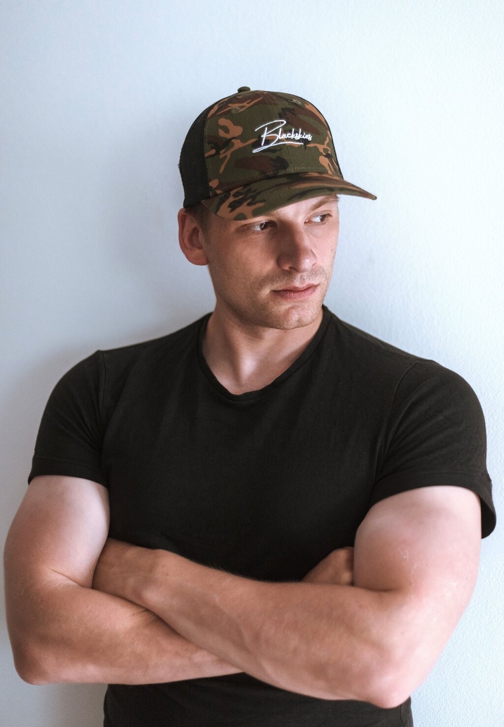 

Бейсболка TRUCKER Blackskies, цвет mottled olive