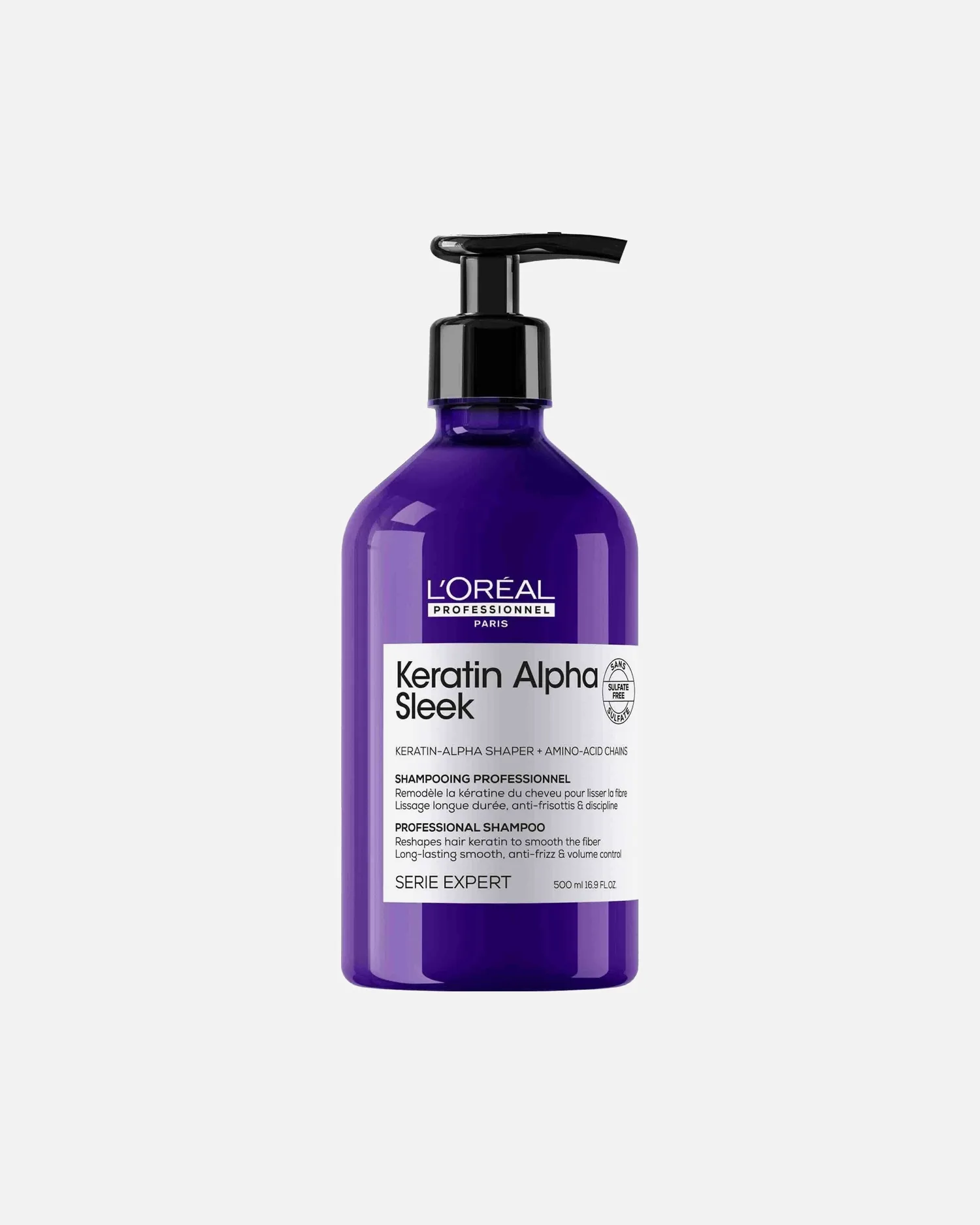 Шампунь серии Expert Keratin Alpha Sleek L Oreal Professionnel Paris, 500 мл