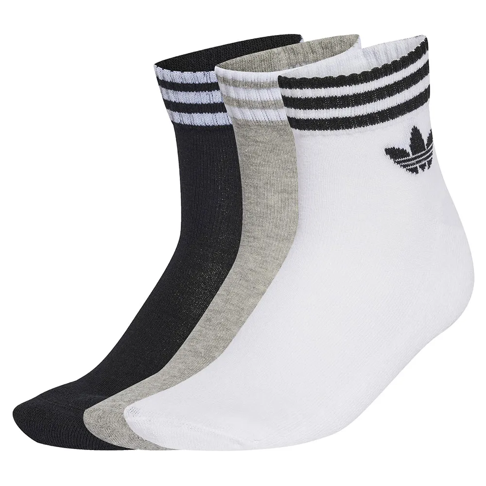 

Носки 3 шт adidas Originals 3 Stripes Ankle, разноцветный