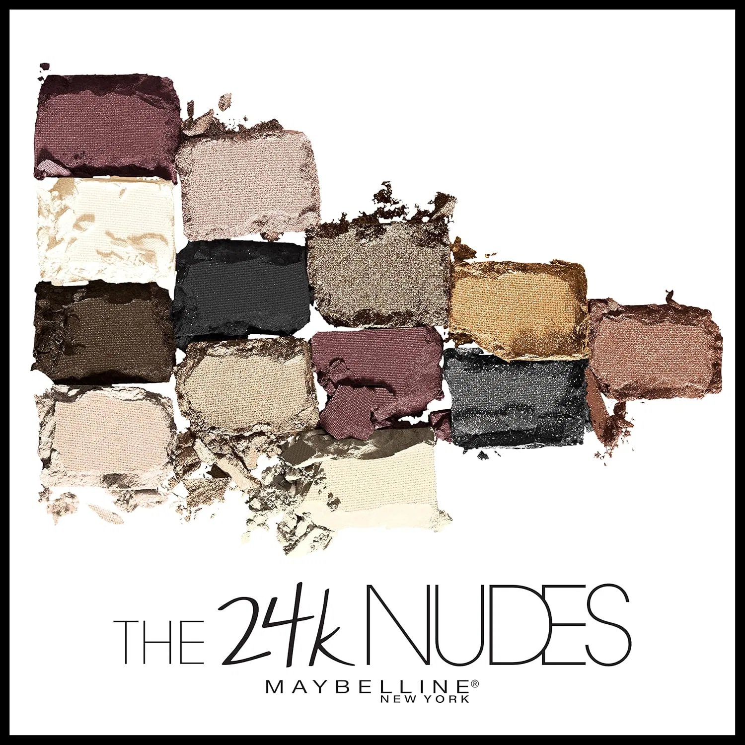 Палетка теней для век Maybelline The 24K Nudes, 9.6 г, золотой — фото 3