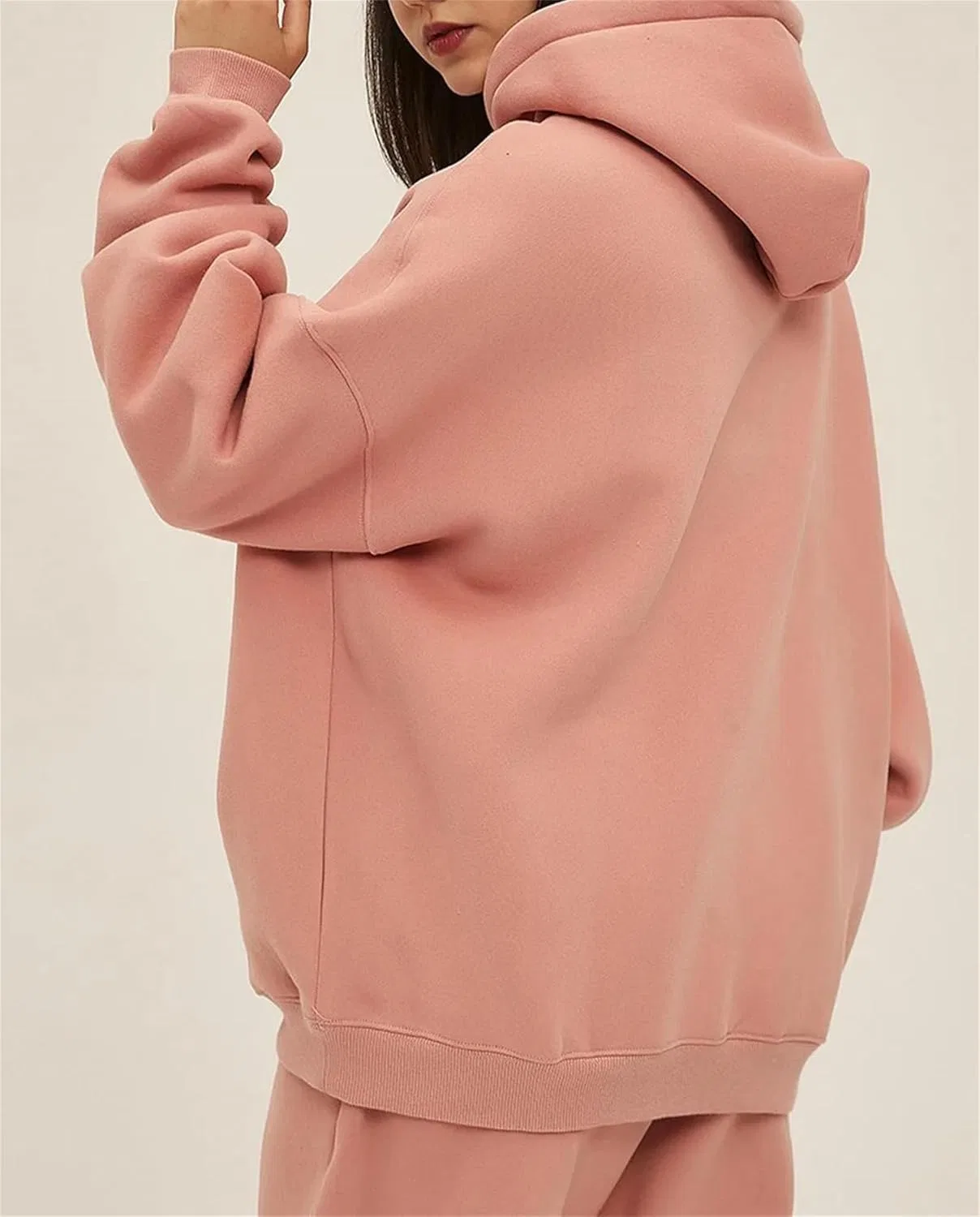 Женский спортивный костюм из флиса, Generic, двухпредметный, цвет Sweater - Drain — фото 2
