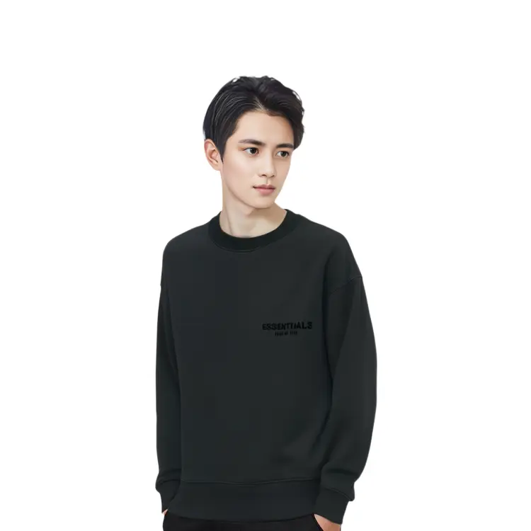 Футболка с круглым вырезом SS22 Fear Of God Essentials, черный — фото 4