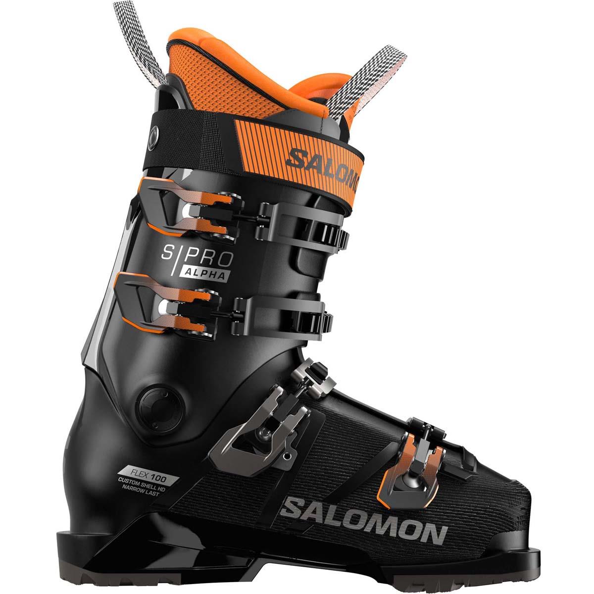

Горнолыжные ботинки S/Pro Alpha 100 GW, мужские Salomon, Black/Dark Grey Met/Orange Tiger