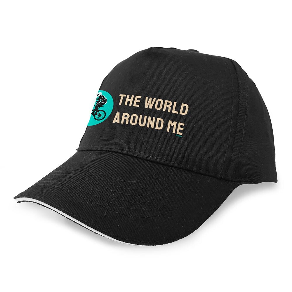 

Бейсболка Kruskis The World Around Me, черный