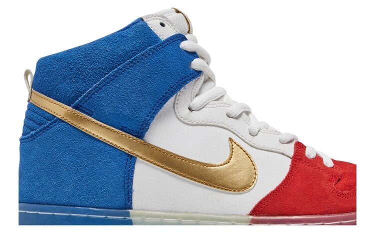 Кроссовки Nike SB Dunk High 'Trico', белый — фото 2