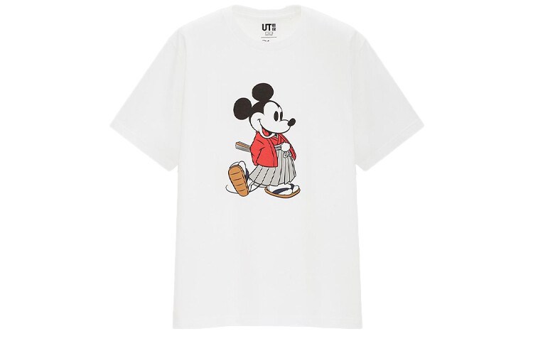 

Футболка Disney X Disney Co-brand унисекс белая Uniqlo, белый