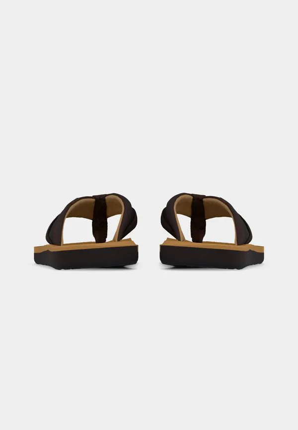 Сандалии carver squish 26 с т-образным ремешком Quiksilver, Sand/Dark Chocolate — фото 4