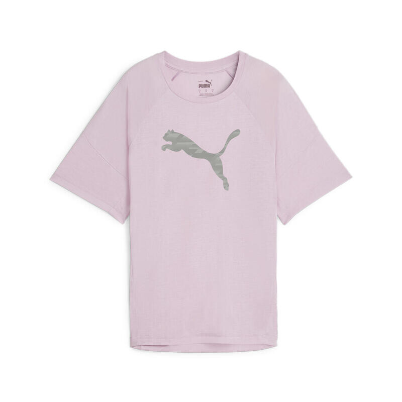 

Женская футболка с рисунком EVOSTRIPE PUMA Grape Mist Purple