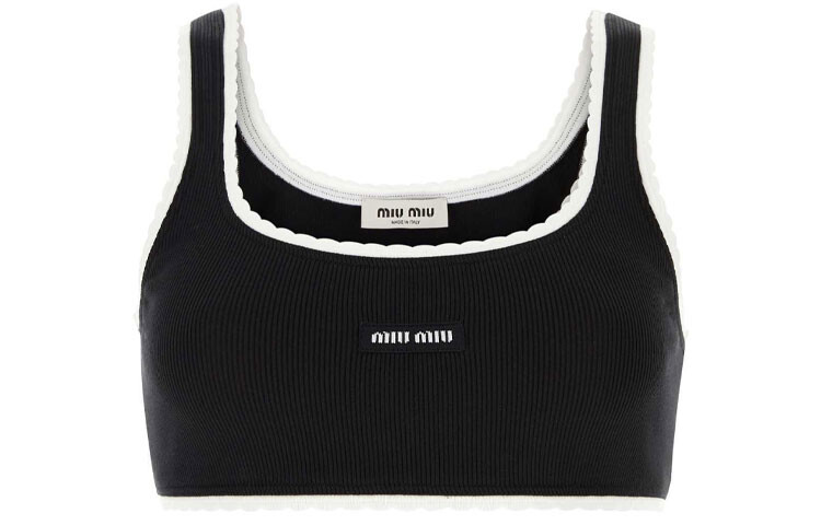 

Спортивное нижнее белье женское черное Miu Miu