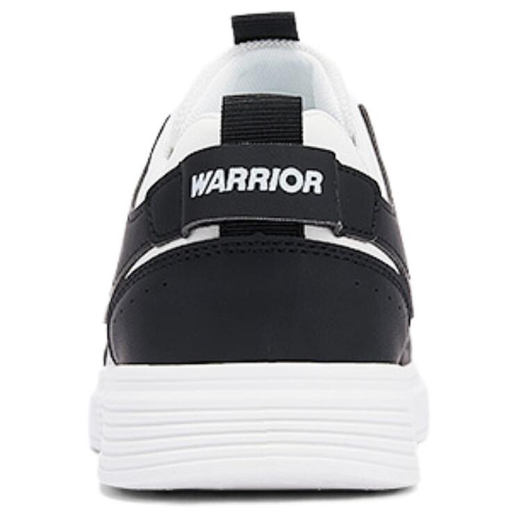 Кроссовки WARRIOR Skateboarding Shoes Men Low-top White, черный/белый — фото 4