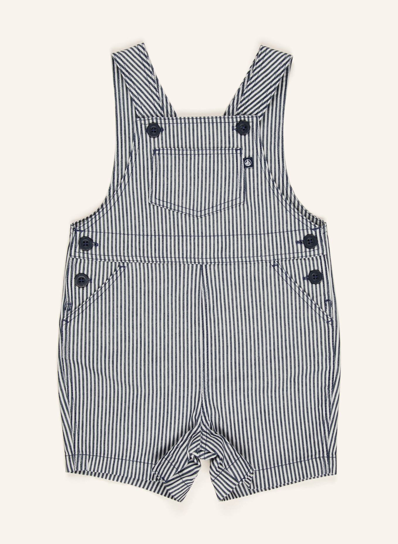 

Джинсовые комбинезоны Petit Bateau, мультиколор