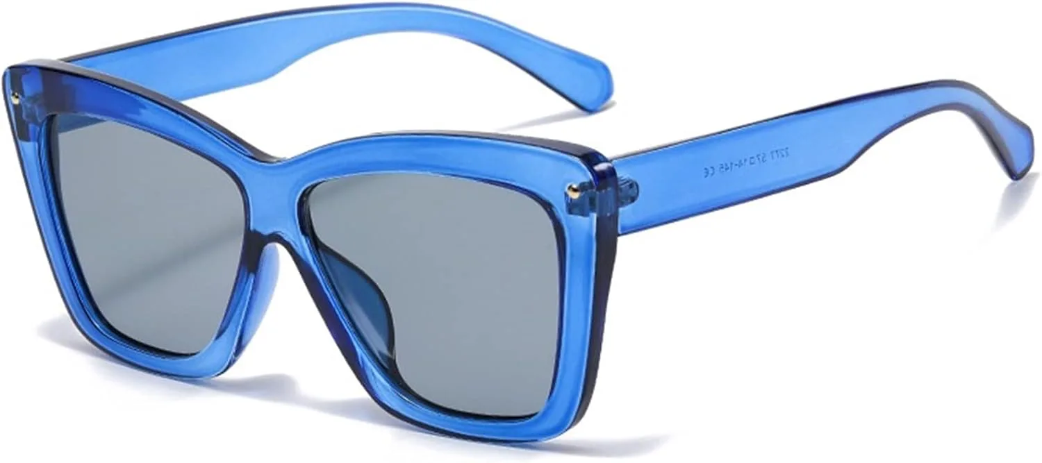 

Солнцезащитные очки в форме «кошачий глаз» с крупной оправой для женщин, в уличном стиле, модель 2027 года, очки интернет-знаменитостей для отдыха на природе MTZJH, C