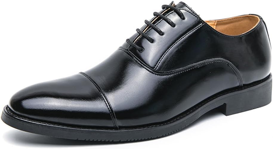 

Мужские туфли KYOESCAI, удобные легкие шнурованные свадебные туфли, повседневные современные деловые формальные оксфорды, черный