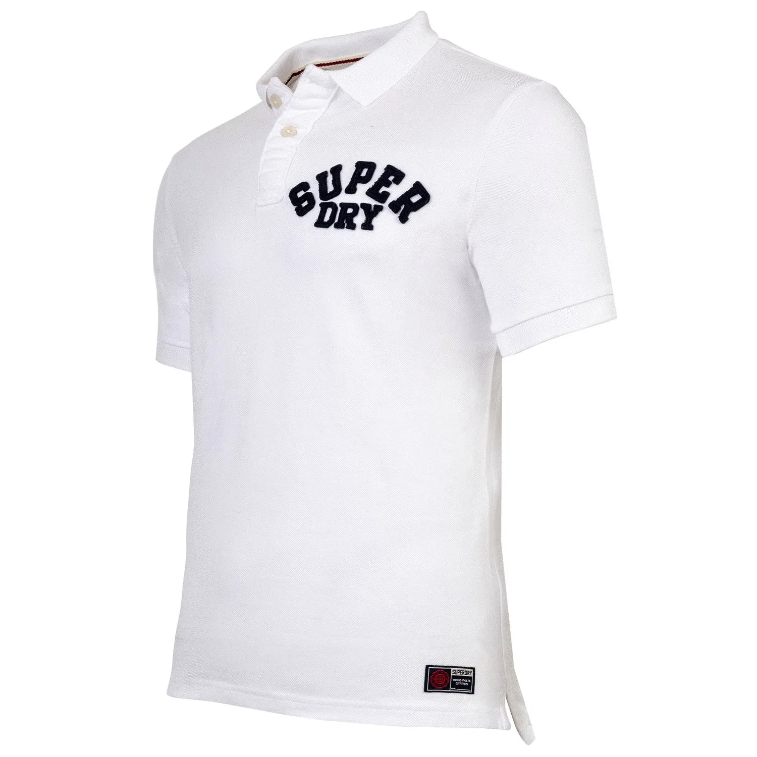 Поло из хлопка Superdry, белый — фото 4