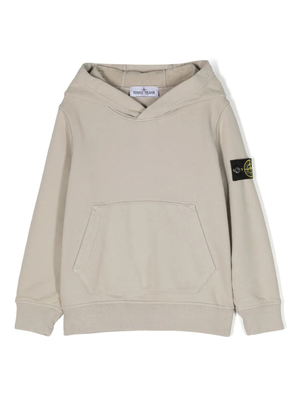 

Худи с нашивкой Compass Stone Island Junior, серый