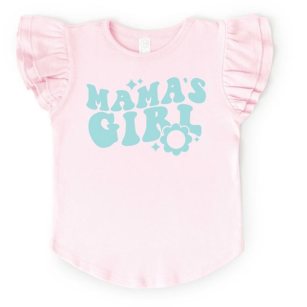 

Футболка Mama's Girl с цветочным принтом и рукавами-фламинго The Juniper Shop, Ballerina