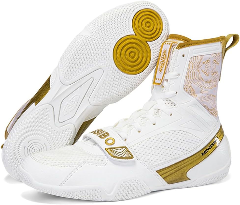 

Мужские борцовские ботинки высокие, дышащие боксерские кроссовки, легкие, противоскользящие, для фитнеса, тяжелой атлетики, пауэрлифтинга и тренировок Hiuzylqx, E